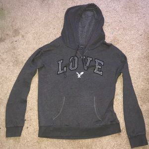 Gray hoodie
